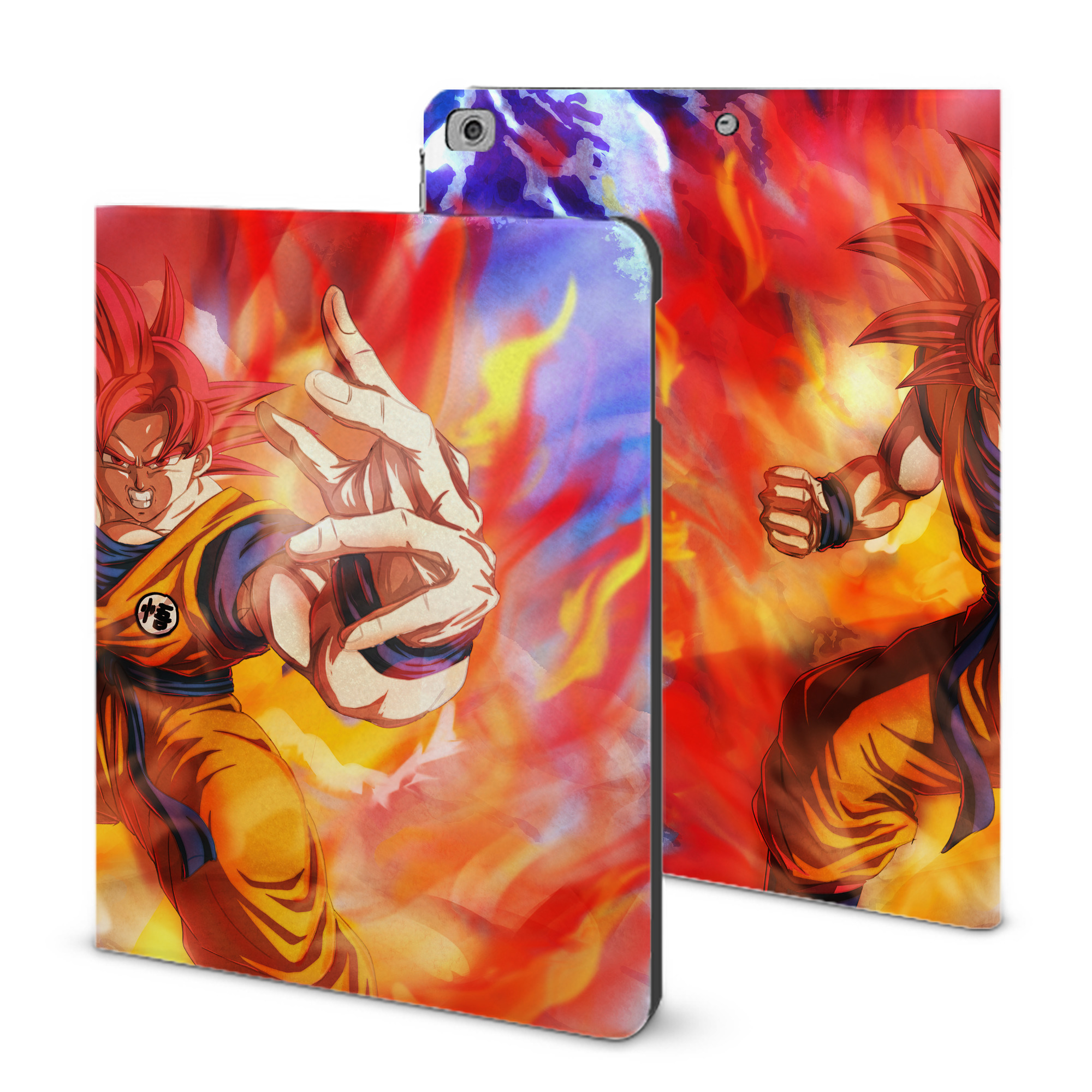 （画像用） ドラゴンボール DRAGON BALL IPad ケース ブック型 PUレザー TPU 耐衝撃 軽量 薄型 ペン収納なし 全面保護 IPad 各モデル対応